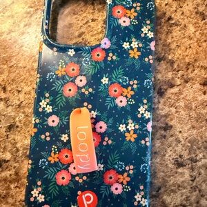 Floral Phone Case with Loop Handle